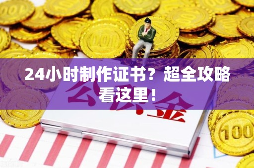 福鼎24小时制作证书？超全攻略看这里！